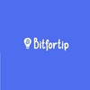 Logo Bitfortip | Now with Tezos sup