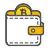 Logo Bitcoin wallet by mysecurewallet.info